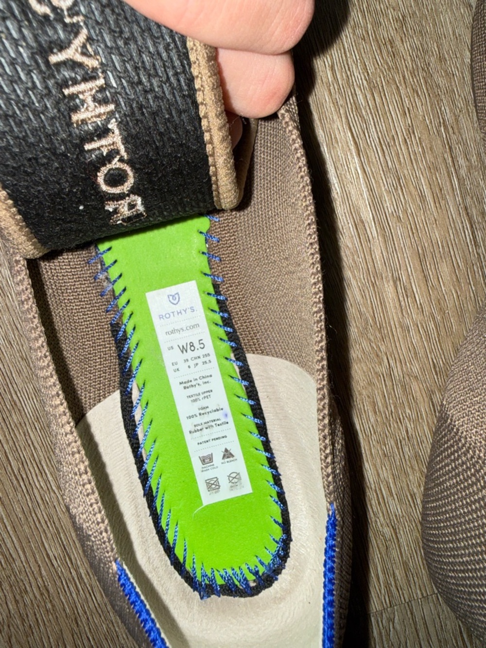 Rothy’s The Flat in Portobello Size 8.5 - Picture 5 of 6